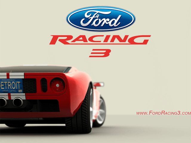 Ford Racing 3 title screen for Xbox